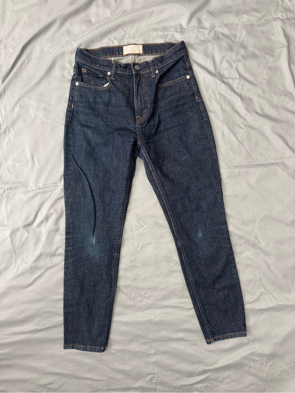 Everlane Dark Wash Straight Leg Jeans